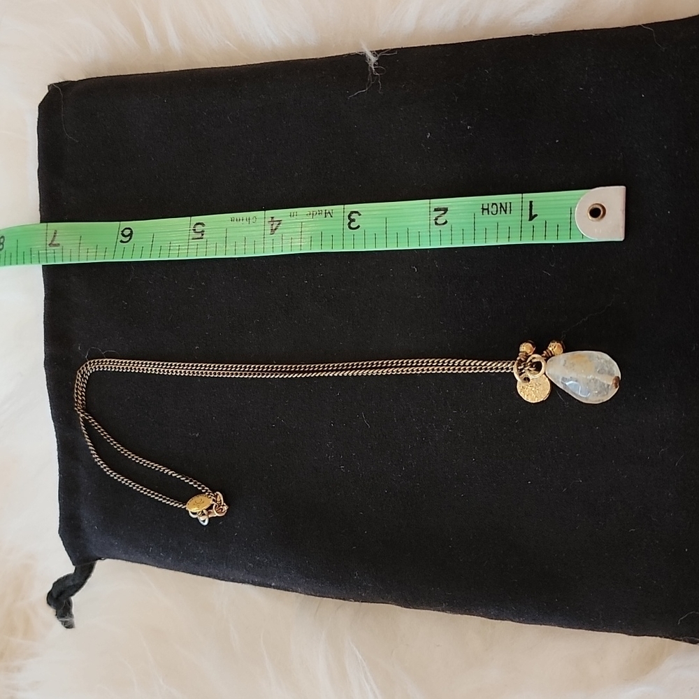 18" quartz necklace